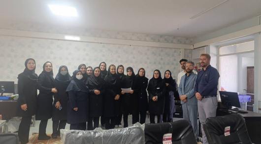برگزاری مراسم تودیع و معارفه مسئول بهداشت محیط بیمارستان مهر مادر