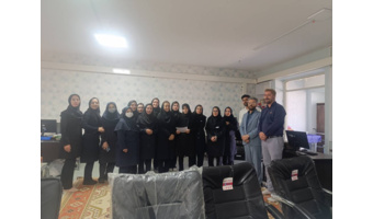 برگزاری مراسم تودیع و معارفه مسئول بهداشت محیط بیمارستان مهر مادر