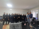 برگزاری مراسم تودیع و معارفه مسئول بهداشت محیط بیمارستان مهر مادر