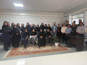 مراسم تقدیر و قدردانی از جناب آقای حسین نورمحمدی مترون بیمارستان مهرمادر