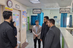 بازدید رئیس دانشکده از شهرستان صالح‌آباد