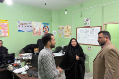 بازدید رئیس دانشکده از شهرستان صالح‌آباد