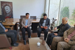 بازدید رئیس دانشکده از شهرستان صالح‌آباد