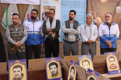 حضور مسئولین شهرستان نمایشگاه دفاع مقدس در دانشکده علوم پزشکی تربت جام