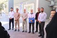 حضور مسئولین شهرستان نمایشگاه دفاع مقدس در دانشکده علوم پزشکی تربت جام