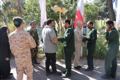 حضور مسئولین شهرستان نمایشگاه دفاع مقدس در دانشکده علوم پزشکی تربت جام