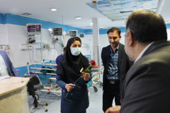 بازدید دکتر عباس عبادی معاون پرستاری وزارت بهداشت از شهرستان تربت جام