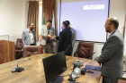 مراسم تکریم و معارفه مسئول حراست معاونت فرهنگی و دانشجویی. دانشکده علوم پزشکی تربت جام