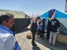 خدمت‌رسانی موکب حاج قاسم سلیمانی بیمارستان سجادیه تربت‌جام به زائران پیاده علی‌بن‌موسی‌الرضا(ع)