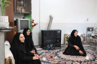 دیدار معاونت بهداشت و امور بانوان دانشکده با خانواده شهید حسین ابراهیمی به مناسبت هفته سالمندان