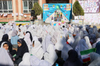جشنواره هفته غذای سالم و بهداشت دهان و دندان در مدرسه بهار تربت جام با حضور مسئولان و دانش‌آموزان