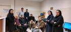 بازدید رئیس حوزه ریاست دانشکده از کانون ارزیابی استخدامی در مرکز آموزشی درمانی سجادیه