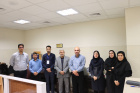 بازدید رئیس حوزه ریاست دانشکده از کانون ارزیابی استخدامی در مرکز آموزشی درمانی سجادیه