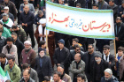 حضور پرشور خانواده بزرگ علوم پزشکی تربت‌جام در راهپیمایی روز جهانی قدس