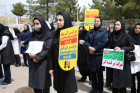 اجتماع باشکوه کادر سلامت تربت‌جام در محکومیت تجاوزات اخیر و تجدید میثاق با آرمان‌های انقلاب