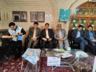 برگزاری میز خدمت و ارتباطات مردمی دانشکده علوم پزشکی تربت جام در مزار شیخ احمد جامی همزمان با نماز جمعه به مناسبت هفته دفاع مقدس