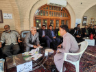 برگزاری میز خدمت و ارتباطات مردمی دانشکده علوم پزشکی تربت جام در مزار شیخ احمد جامی همزمان با نماز جمعه به مناسبت هفته دفاع مقدس