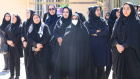 اهتزاز پرچم ایران در دانشکده علوم پزشکی تربت‌جام همزمان با دانشگاه‌های سراسر کشور