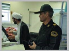 بازدید جانشین فرمانده نیروی انتظامی شهرستان تربت جام و هیئت همراه و عیادت از بیماران مرکز آموزشی درمانی سجادیه