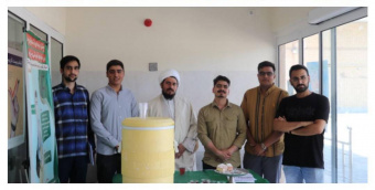 برگزاری ایستگاه صلواتی به همت دانشجویان بسیجی