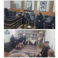 دیدار دکتر عبدالرحمانی معاون غذا و دارو دانشکده و مدیر مرکز نیکوکاری نفس شهرستان با ائمه جمعه محترم شهرستان