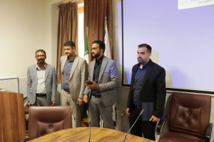 مراسم تکریم و معارفه مسئول حراست معاونت فرهنگی و دانشجویی. دانشکده علوم پزشکی تربت جام