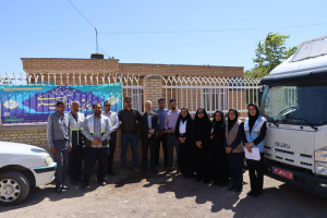 بازدید دکتر محمدی از سومین روز اردو جهادی سلامت در روستای امغان