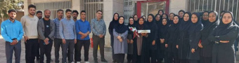 تقدیر از مربی پرستاری مرکز آموزش بهورزی به مناسبت ولادت حضرت زینب (س) و روز پرستار