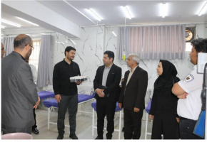بازدید تیم سلامت نوروزی دانشکده علوم پزشکی تربت جام از درمانگاه امام جعفر صادق (ع)