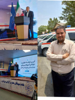 حضور مسئول واحد نقلیه دانشکده علوم پزشکی تربت‌جام در آیین ارتقای ظرفیت ناوگان آمبولانس‌های بیمارستانی و اورژانس کشور