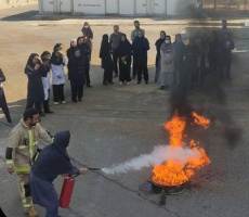 برگزاری کلاس آموزشی ایمنی و اطفاء حریق در مرکز آموزشی درمانی سجادیه
