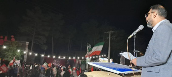 دویست و بیستمین قرار شبانه مردم انقلابی و سلحشور تربت جام به یاد شهدای معظم مدافع حرم در میدان شهدا