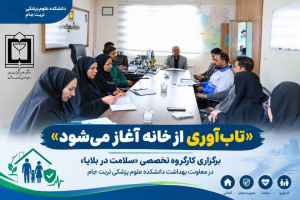 «تابآوری از خانه آغاز میشود»؛ برگزاری کارگروه تخصصی «سلامت در بلایا» در معاونت بهداشت علوم پزشکی تربتجام