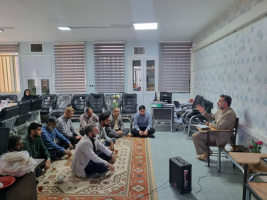 برگزاری مراسم زیارت عاشورا و نشست بصیرتی‌،عقیدتی در بیمارستان مهرمادر تربت جام
