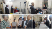 بازدید میدانی و شبانه رئیس دانشکده از مرکز خدمات جامع سلامت شهر نصرآباد
