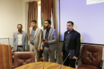 مراسم تکریم و معارفه مسئول حراست معاونت فرهنگی و دانشجویی. دانشکده علوم پزشکی تربت جام