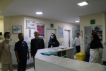 بازدید سرزده و شبانه ریاست دانشکده از بخش‌های درمانی بیمارستان سجادیه