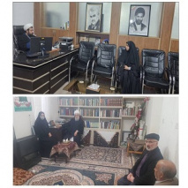 دیدار دکتر عبدالرحمانی معاون غذا و دارو دانشکده و مدیر مرکز نیکوکاری نفس شهرستان با ائمه جمعه محترم شهرستان