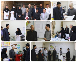 * بازدید نوروزی از مرکز خدمات جامع سلامت روستایی کاریزنو *