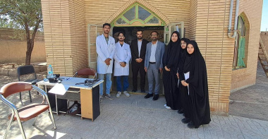 بازدید معاون فرهنگی دانشجویی و مسئول حراست این معاونت از اردوی جهادی دانشجویی
