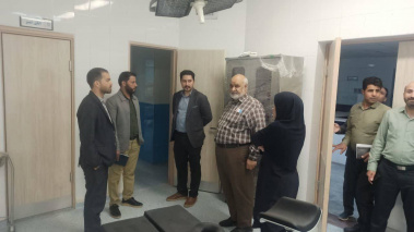 بازدید دکتر شاهیده معاونت درمان دانشکده علوم پزشکی تربت جام از بیمارستان شهدای صالح‌آباد