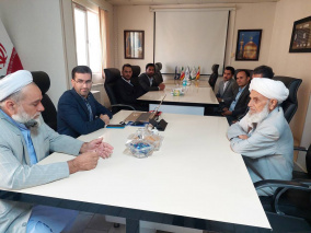 دیدار امام جمعه بخش سمیع‌آباد و معتمدین محلی با دکتر عبدالشکور رسولی‌استادی