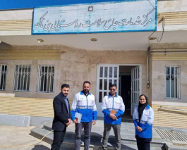 بازدید نوروزی گروه تخصصی سلامت محیط و کار دانشکده علوم پزشکی تربت جام از شبکه بهداشت و درمان صالح آباد و مرکز خدمات جامع سلامت بنی تاک