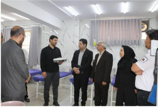 بازدید تیم سلامت نوروزی دانشکده علوم پزشکی تربت جام از درمانگاه امام جعفر صادق (ع)