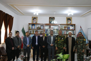 دیدار هیأت‌رئیسه دانشکده با فرمانده تیپ ۳۸ زرهی و تبریک روز ارتش