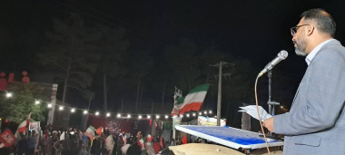 دویست و بیستمین قرار شبانه مردم انقلابی و سلحشور تربت جام به یاد شهدای معظم مدافع حرم در میدان شهدا