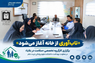 «تاب‌آوری از خانه آغاز می‌شود»؛ برگزاری کارگروه تخصصی «سلامت در بلایا» در معاونت بهداشت علوم پزشکی تربت‌جام