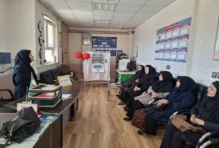 برگزاری برنامه آموزشی آگاهی‌بخشی سرطان پستان ویژه پرسنل  مدارس و عموم مردم در جمعیت تحت پوشش مرکز خدمات جامع سلامت شماره ۱ شهری