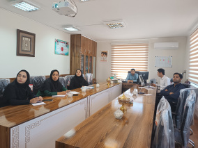 جلسه اعتباربخشی موسسه ای حوزه خدمات دانشجویی